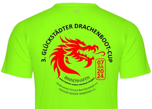 Das Shirt zum 3. Glückstädter Drachenboot-Cup
