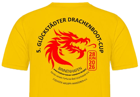 Das Shirt zum 4. Glückstädter Drachenboot-Cup Das Shirt zum 5. Glückstädter Drachenboot-Cup