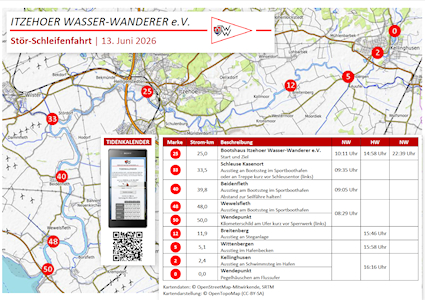 Karte f&/uuml;r die Stör-Schleifenfahrt 2026 Karte für die Stör-Schleifenfahrt 2026